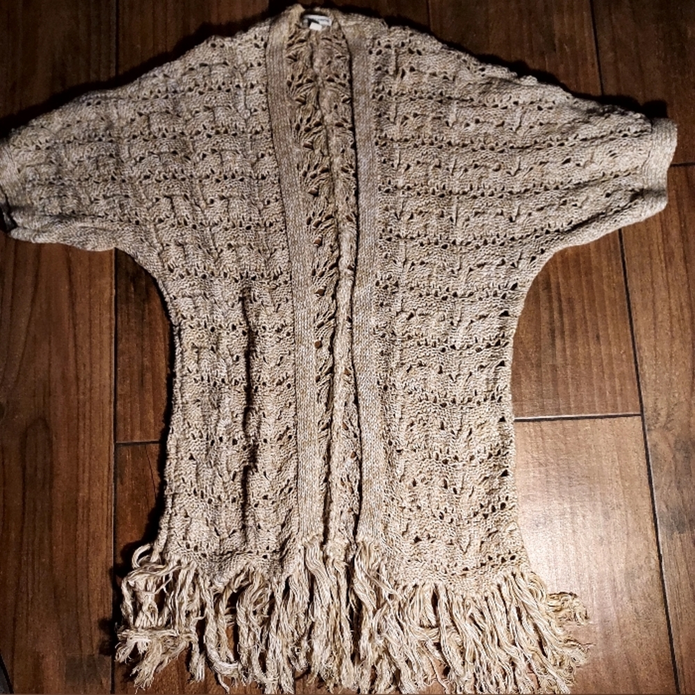American Eagle Crochet Cardigan Sweater
